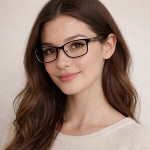 Vera Wang 328 Black GoldWomen Eyeglass  Metal Plastic  53-14-140